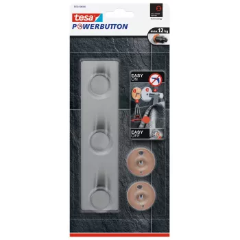 Tesa Powerbutton Classic Hook Rail nerūdijantis plienas (59334-00000-01)