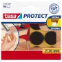 Tesa Protect Felt Glides – apvalūs – rudi – 26 mm – 9 vnt.