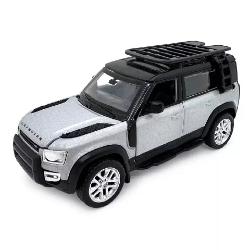 JAMARA Land Rover Defender 1:43 2in1 RC Model Car Silver 3+