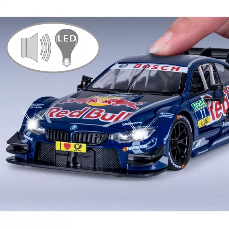 JAMARA BMW M4 DTM 1:24 valdomas automobilis, mėlynas atspalvis, 3+