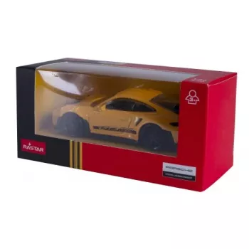 JAMARA Porsche 911 GT3 RS 1:43 geltonas liejimo modelis (402238)