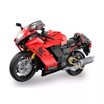 JAMARA CaDA Suzuki Hayabusa 1:6 Red Building Blocks Set