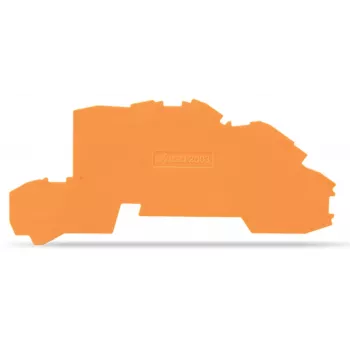 WAGO 2003-7692 Disconnect Terminal Block Separator, Orange, 0,8 mm Thickness, 96 mm Length, 42,3 mm Height, 2.45 g
