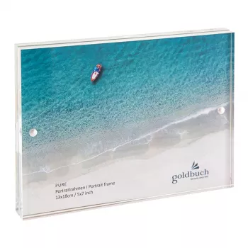 Goldbuch Pure Acrylic Glass Transparent Single Picture Frame 13 x 18 cm Rectangular 180 mm