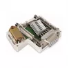 WAGO 750-963 D-Sub jungties modulis, 9 kontaktų (motina), pilka, IP20, skirta WAGO I/O System 750