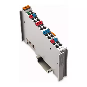 WAGO 750-626 2-Kanalų Skaitmeninis Įvesties Modulis 24 VDC, CAGE CLAMP, Šviesiai Pilkas
