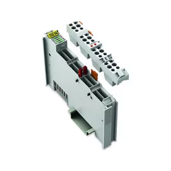 WAGO 753-430 - 8 kanalų skaitmeninių įėjimų modulis, 24 VDC, 5 kV izoliacija, CAGE CLAMP, DIN bėgelis