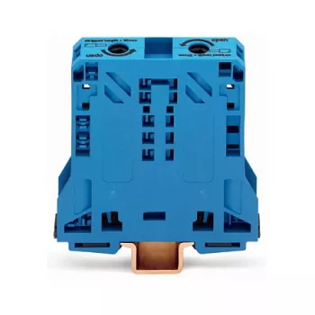 WAGO 285-154 Praeinamoji gnybtų jungtis, 35 mm², CAGE CLAMP, pilka, 20x94x87 mm