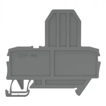WAGO 2002-991 Galinė plokštelė, pilka, 2 mm, 67 mm, 57,2 mm, TOPJOB S