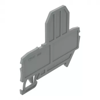 WAGO 2002-991 Galinė plokštelė, pilka, 2 mm, 67 mm, 57,2 mm, TOPJOB S