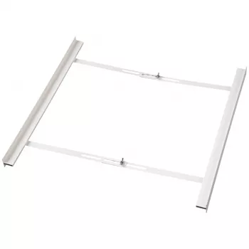 HAMA Universal Stacking Kit, skirtas priekinio pakrovimo skalbimo mašinoms ir džiovyklėms, baltas, 60 cm, ištraukiama lentyna, 10 kg apkrova