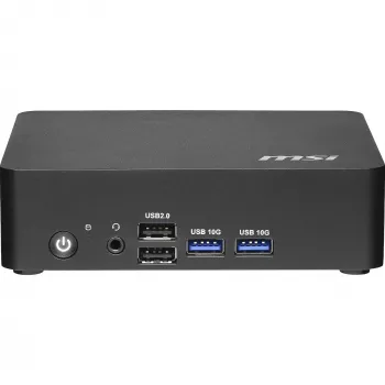 MSI Cubi NUC TWG S-007AT Mini kompiuteris, Intel Core i5-10210U, 8GB DDR4, 128GB SSD, Windows 11 Pro, juodas