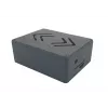 ALLNET Rock 4 C+ Aluminium Case ecoPI PRO LP Black, korpusas, skirtas Radxa Rock Pi 4C Plus