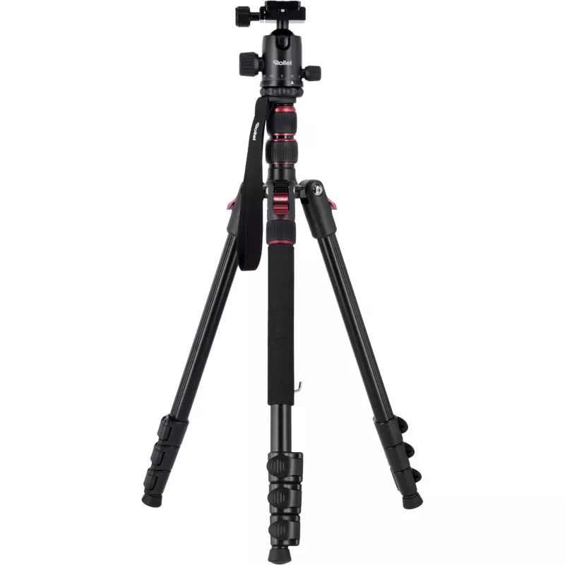 Rollei Compact Traveler No. 2 Carbon Fiber Travel Tripod with Ball Head (Juoda)