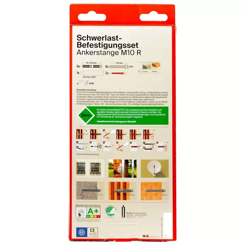 Fischer Heavy-Duty Fastening Set FIS V Zero 300 T SBS M10R