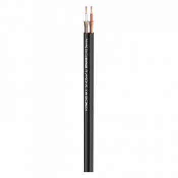 Kindermann Stereo Audio Cable - Parduodama metrais - Juoda