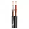 Kindermann Stereo Audio Cable - Parduodama metrais - Juoda