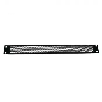 Adam Hall 87221 VR 19 inch 1U ventiliacinis skydelis su apvaliomis skylutėmis - juodas