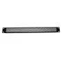 Adam Hall 87221 VR 19 inch 1U ventiliacinis skydelis su apvaliomis skylutėmis - juodas