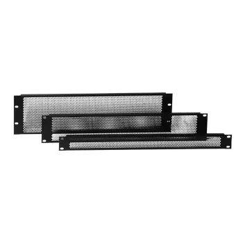 Adam Hall 87223VR 19 inch 3U Steel Rack Panel Black 1,5 mm