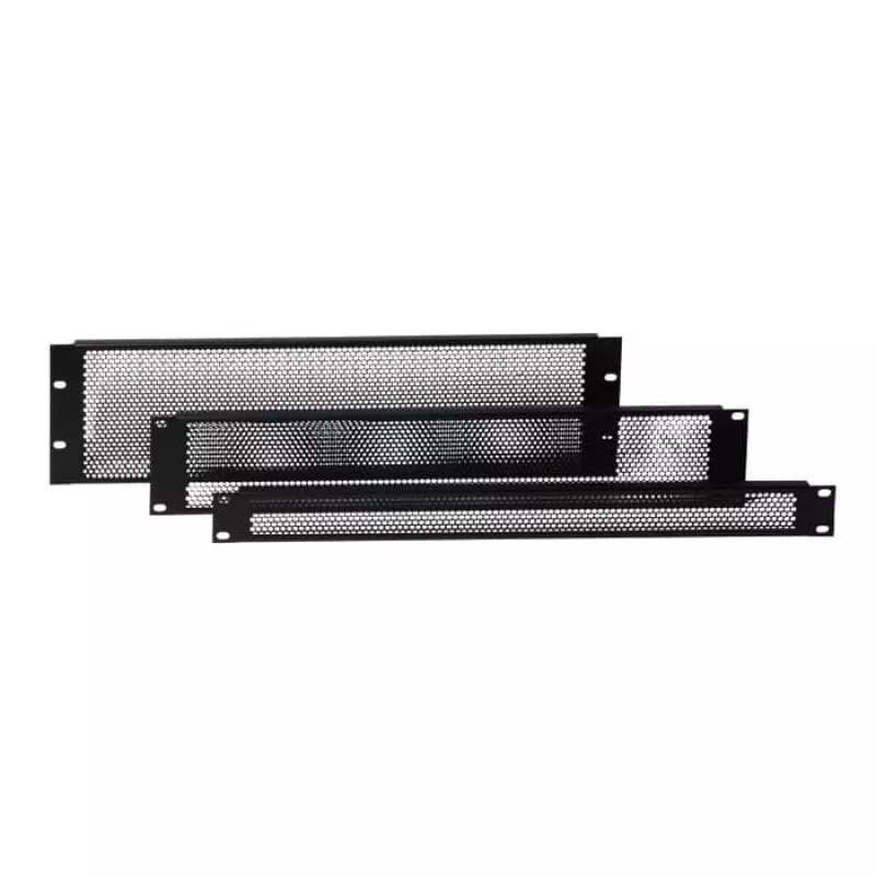 Adam Hall 87223VR 19 inch 3U Steel Rack Panel Black 1,5 mm