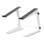 Adam Hall SLT001EW Laptop Stovas - Baltas - Plieninis - 225 mm - 250 mm - 340 mm