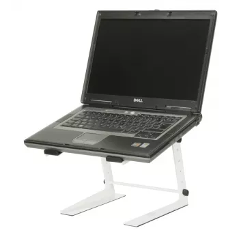 Adam Hall SLT001EW Laptop Stovas - Baltas - Plieninis - 225 mm - 250 mm - 340 mm