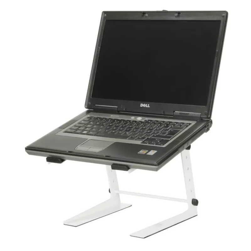 Adam Hall SLT001EW Laptop Stovas - Baltas - Plieninis - 225 mm - 250 mm - 340 mm