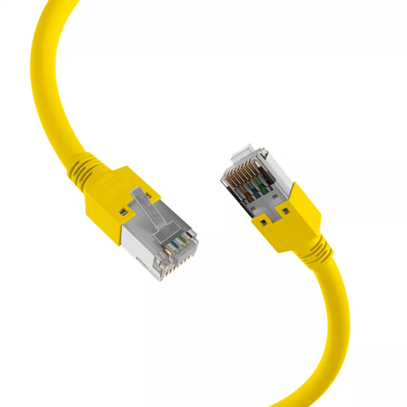 EFB Elektronik RJ45 Patch Cable Cat.5e SF/UTP LSZH Draka UC300 TM11 Yellow 15m