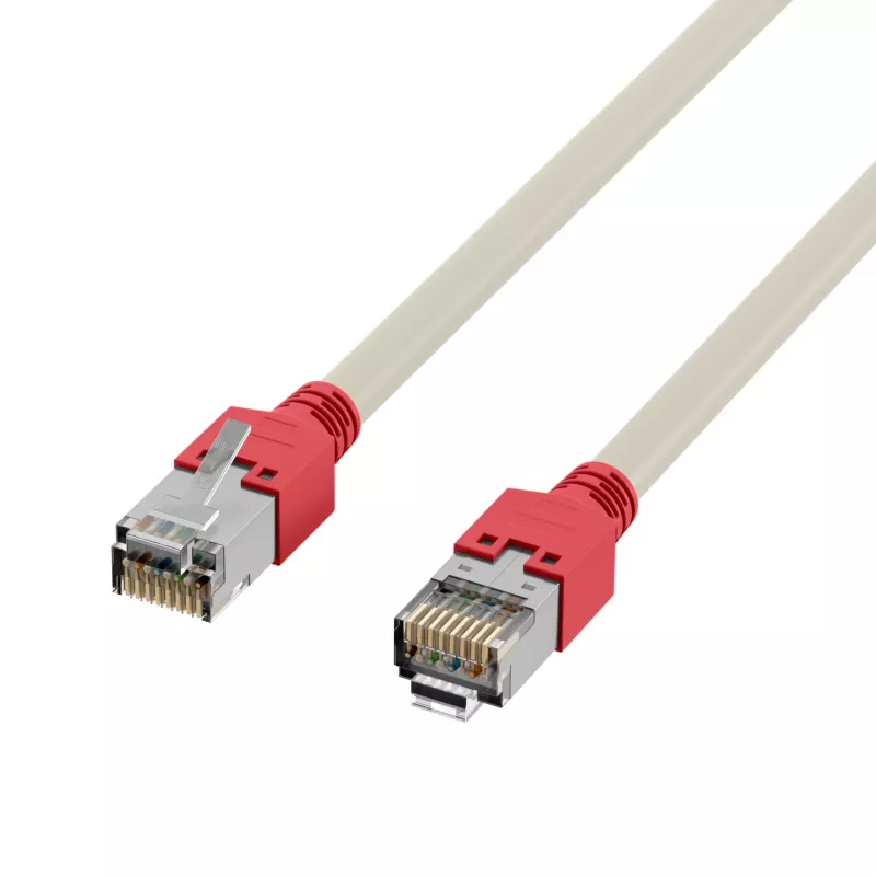 EFB Elektronik RJ45 Patch Cable Cat.5e F/UTP LSZH Draka UC300 TM11rt Crossover Grey 0,5m