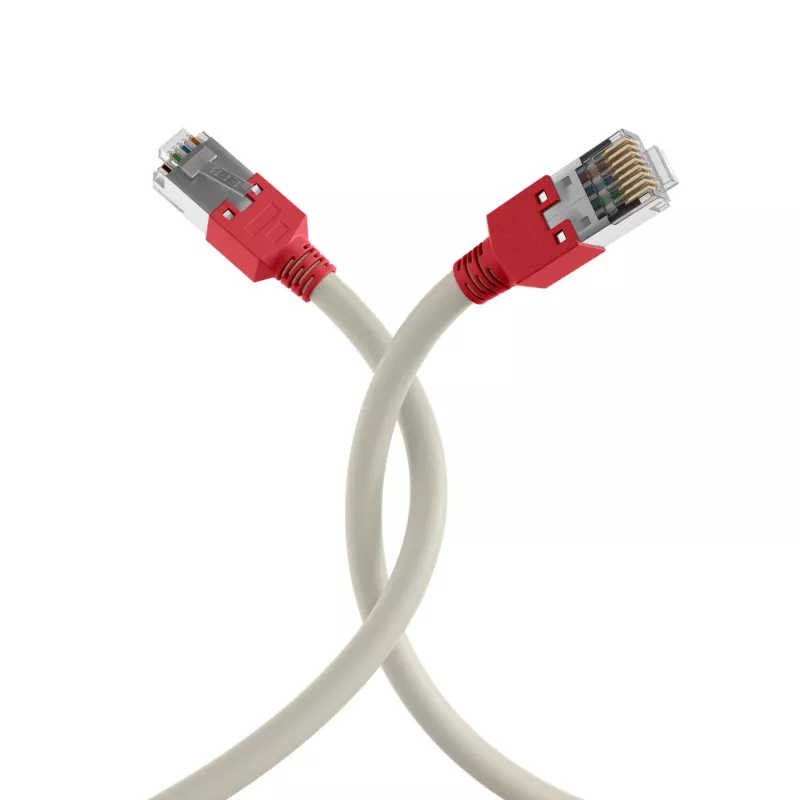 EFB Elektronik RJ45 Patch Cable Cat.5e F/UTP LSZH Draka UC300 TM11rt Crossover Grey 0,5m