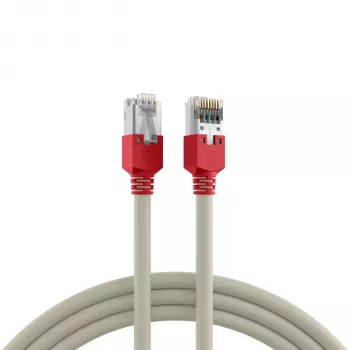 EFB-Elektronik RJ45 Patch Cable Cat.5e F/UTP LSZH Draka UC300 TM11rt Crossover Grey 15m
