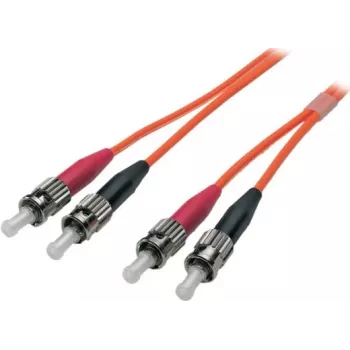 EFB Elektronik ECOFIBER Duplex Jumper ST-ST OM1 62.5/125µm LSZH Orange 3,0mm 10m