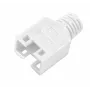 EFB Elektronik Apsauginiai gaubtai RJ45 tinklo kabeliui – smėlio spalvos (pakuotė po 100 vnt.)