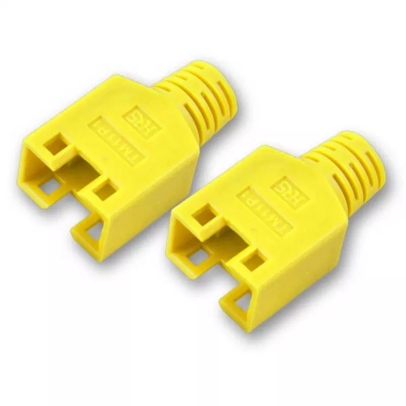 EFB Elektronik Apsauginiai gaubtai RJ45 tinklo kabeliui – smėlio spalvos (pakuotė po 100 vnt.)