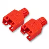 EFB Elektronik Apsauginiai gaubtai RJ45 tinklo kabeliui – smėlio spalvos (pakuotė po 100 vnt.)