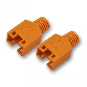 EFB Elektronik Įtempimo mažinimo gaubteliai RJ45 tinklo kabeliams – šviesiai pilki (100 vnt. pakuotė)