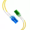 EFB Elektronik šviesolaidinis jungiamasis kabelis LC/APC vienmodis OS2 20 m geltonas
