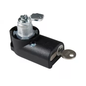 EFB Elektronik Compact Turning Handle - Rack-Griff, juoda, cinko liejinys