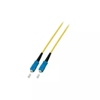 EFB Elektronik Simplex Jumper SC-SC 9/125 OS2 LSZH Yellow 3,0mm 20m