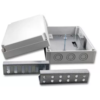 EFB Elektronik Fiber Optic Distribution Box - RAL 7035 - 12x SC-Duplex OM4