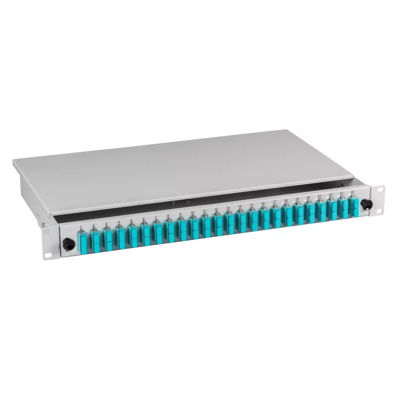 EFB-Elektronik Splice Box SC OS2 9/125µm Extendable 12 Pigtails / 6 Couplings