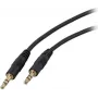 EFB-Elektronik garso jungiamasis laidas, 3,5 mm stereo kištukas, 5 m, juodas