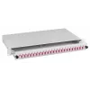 EFB-Elektronik LC OS2 Splice Box 48 Pigtails / 24 Couplings 1U 19 inch Sliding