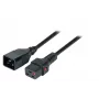EFB-Elektronik IEC Lock maitinimo ilginimo laidas C20 – C19, 3,0 m, juodas