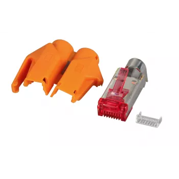 EFB Elektronik RJ45 Hirose TM21 Kištukas STP Cat.6 Oranžinis 50 vnt.