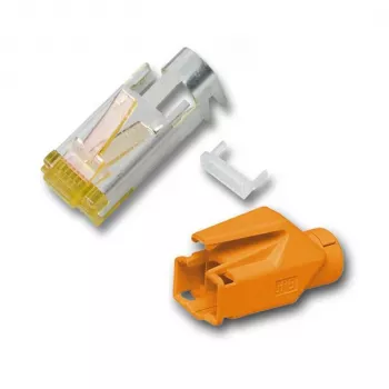 EFB RJ45 Hirose Connector STP TM31 Orange Cat6A 100 vnt.