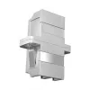 EFB Elektronik LC Duplex Multimode Fiber Optic Coupler, Metal Housing, Ceramic Ferrule, SC Panel Cutout, 4-fold Dust Caps