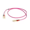 EFB Elektronik Dupleksinis šuolis SC-SC 50/125 µm OM4 LSZH Erika Violet Flat Twin 3x5mm 10 m