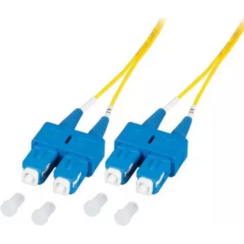 EFB Elektronik O2513.5-1.2 Fiber Optic Patch Cable 5 m SC Duplex OS2 Geltona